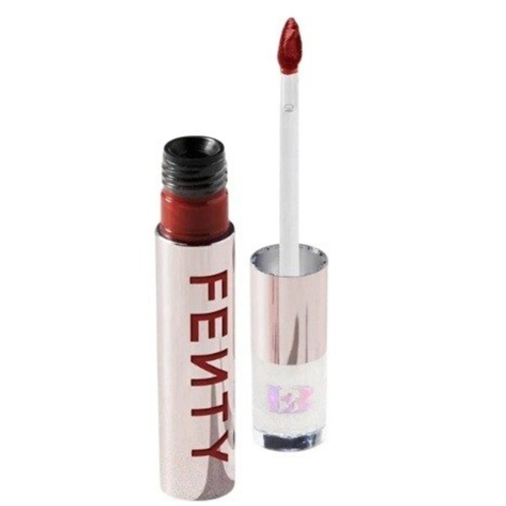 Fenty Beauty Icon Velvet Liquid Lipstick Fiyaproof 10 Reddish Brown Matte NIB